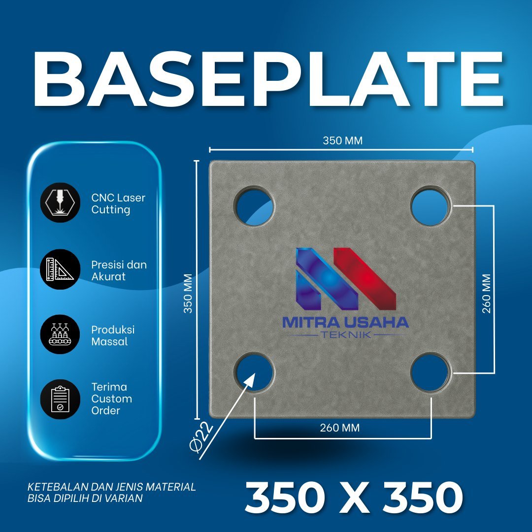Baseplate 350X350 QSHE